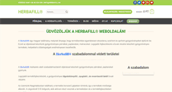 Desktop Screenshot of herbafill.hu